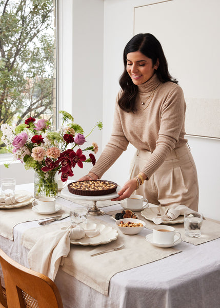 Lia Townsend's Chocolate Tart with Roasted Hazelnuts