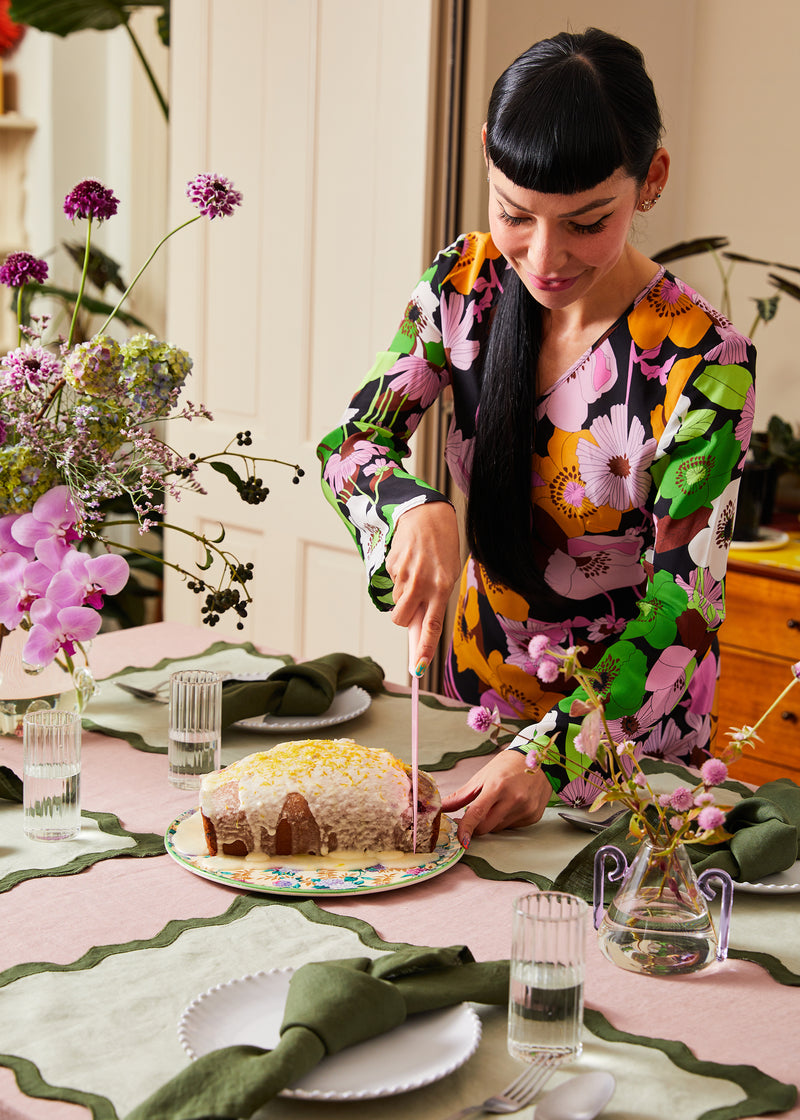 Katherine Sabbath's Vegan Lemon and Blueberry Drizzle Loaf