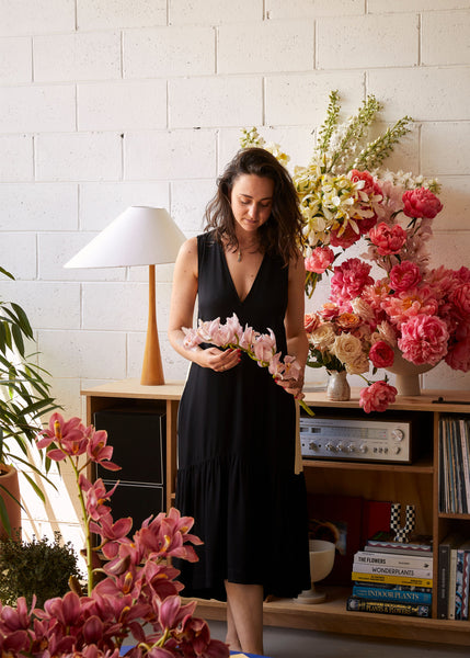Florist Gina Lasker’s Home Meets Workspace Is Blooming with Colour and Charm