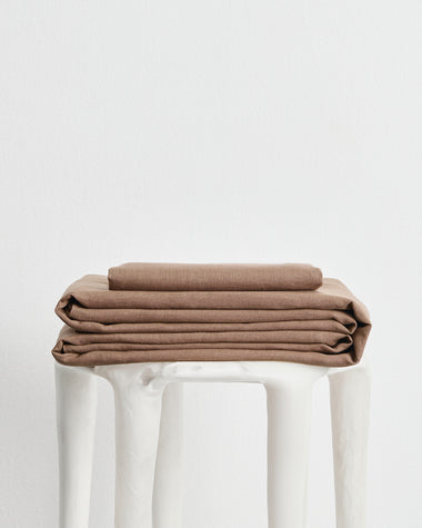 Portobello 100% French Flax Linen Sheet Set