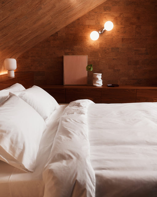 Crisp White 100% Organic Cotton Bedding Bundle