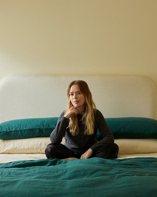 Forest 100% French Flax Linen Duvet Cover