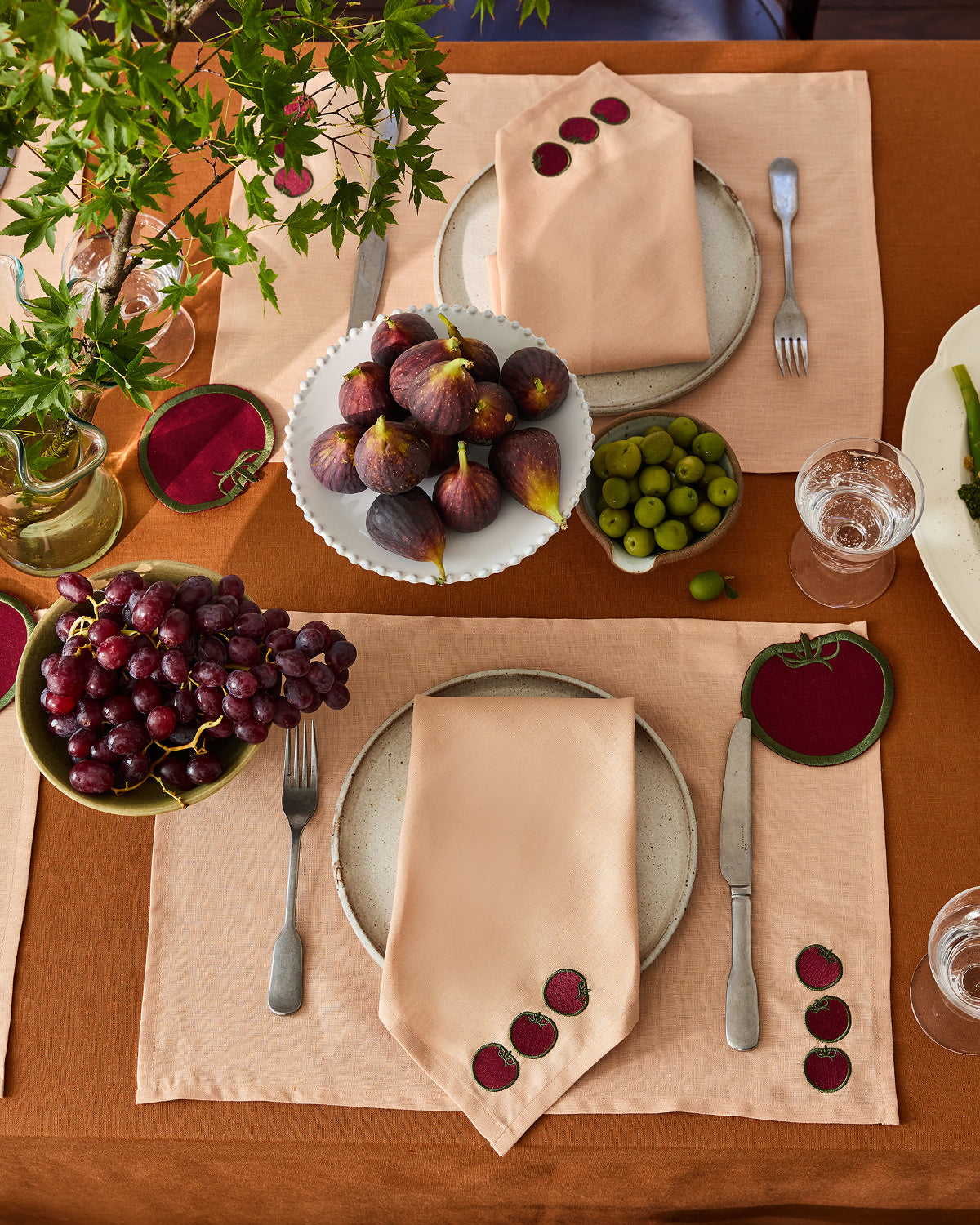 Les Fruits Tomate Napkins (Set of Four)