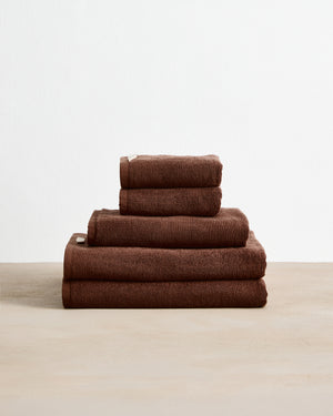 Espresso Cotton Terry Bath Towel Bundle
