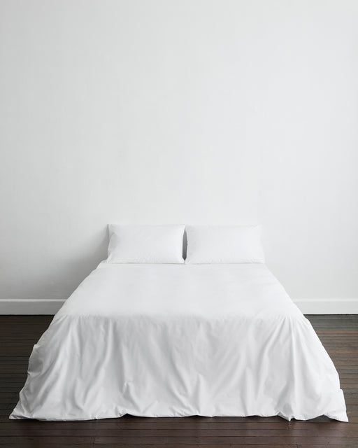 Crisp White Organic Cotton Pillowcases (Set of Two)