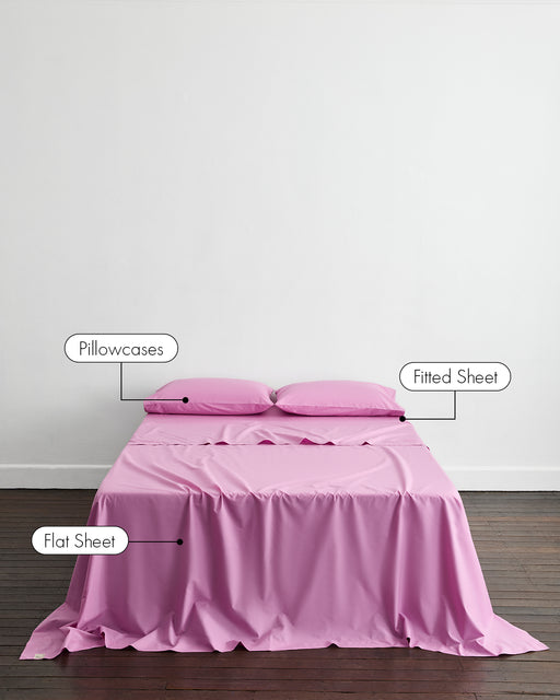 Bubblegum 100% Organic Cotton Sheet Set