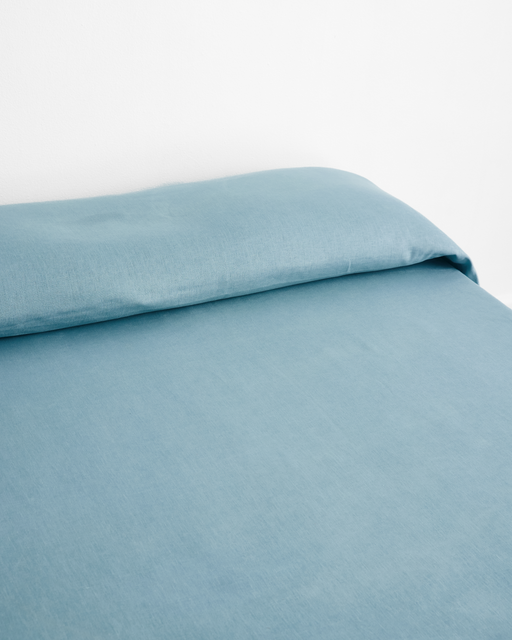Lagoon Heavy Linen Bed Cover