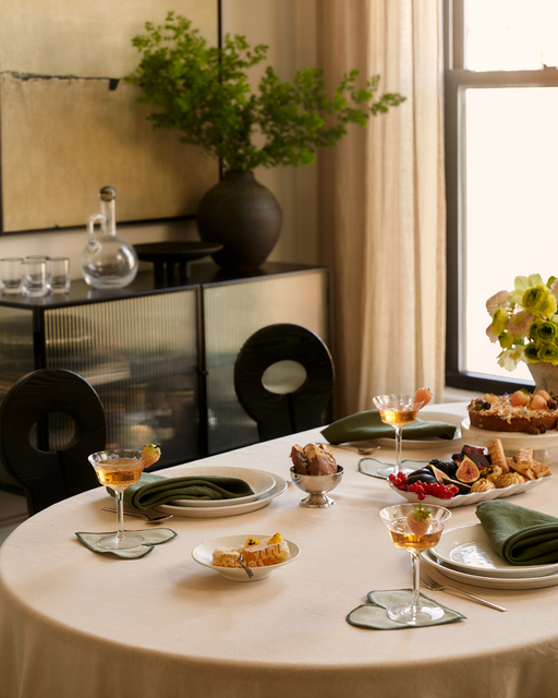 Crème 100% French Flax Linen Tablecloth