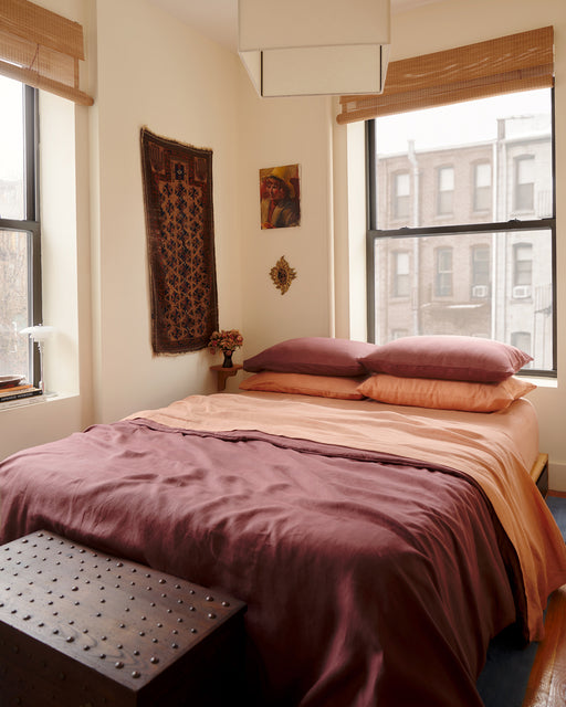 Hazelnut 100% French Flax Linen Sheet Set