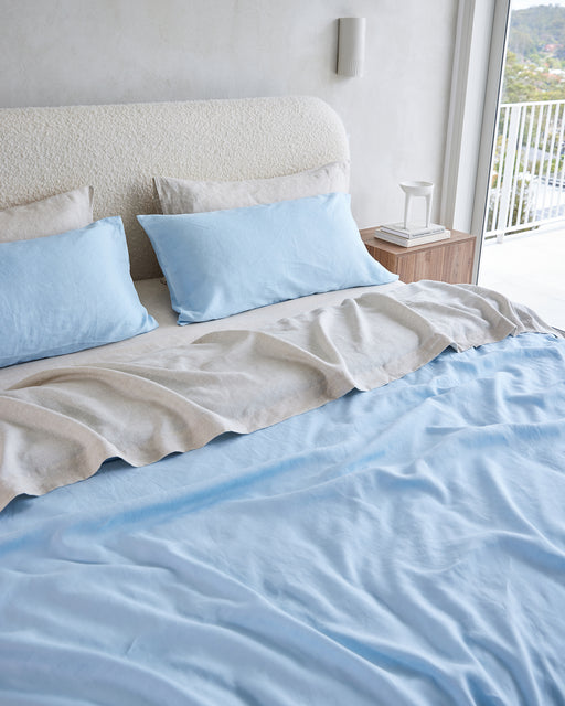 Oatmeal 100% French Flax Linen Pillowcases (Set of Two)