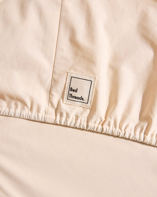 Vanilla Organic Cotton Fitted Sheet