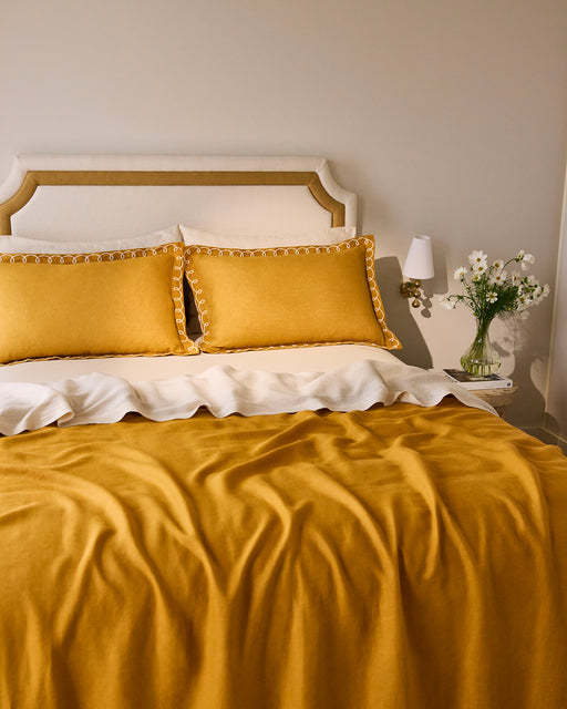 Crème 100% French Flax Linen Pillowcases (Set of Two)