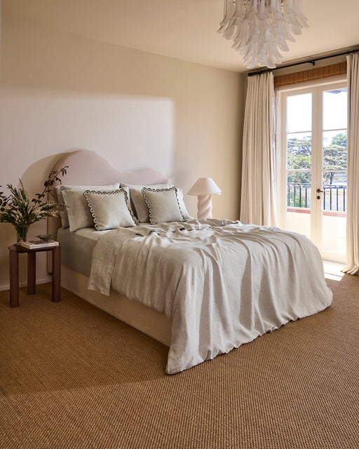 Oatmeal 100% French Flax Linen Bedding Set