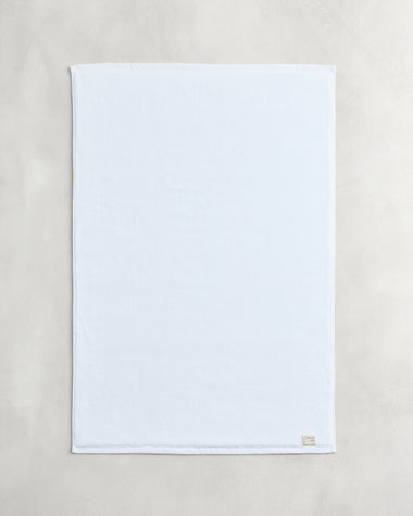 Crisp White 100% Cotton Terry Bath Mat