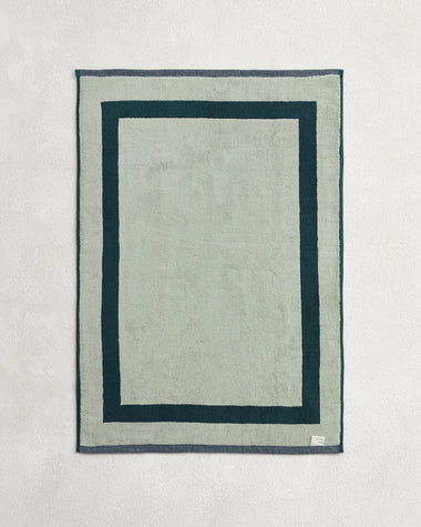 Forest & Sage Two-Toned 100% Cotton Terry Bath Mat