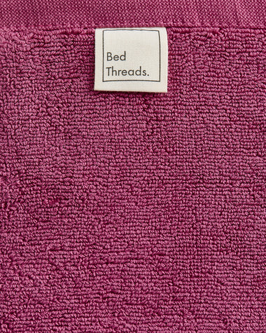 Berry 100% Cotton Terry Bath Mat