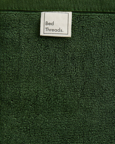 Moss 100% Cotton Terry Bath Mat