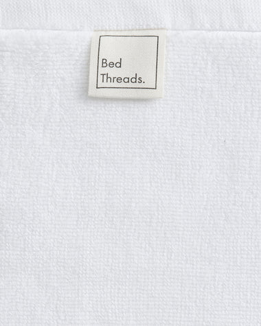 Crisp White 100% Cotton Terry Bath Mat
