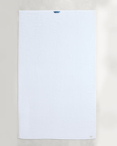 Crisp White 100% Cotton Terry Bath Sheet