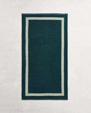 Forest & Sage Two-Toned 100% Cotton Terry Bath Towel