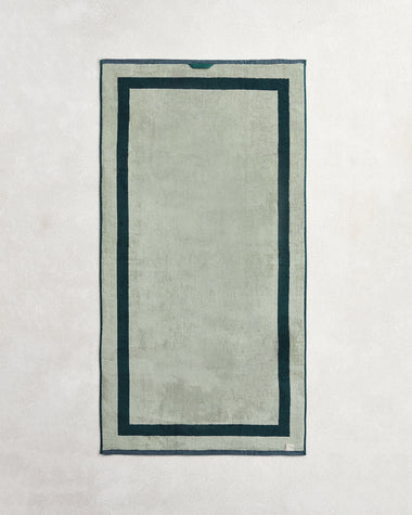 Forest & Sage Two-Toned 100% Cotton Terry Bath Towel