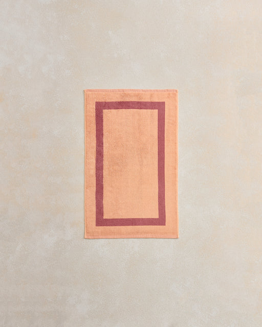 Terracotta & Pink Clay Two-Toned 100% Cotton Terry Hand Towels (Set of Two)