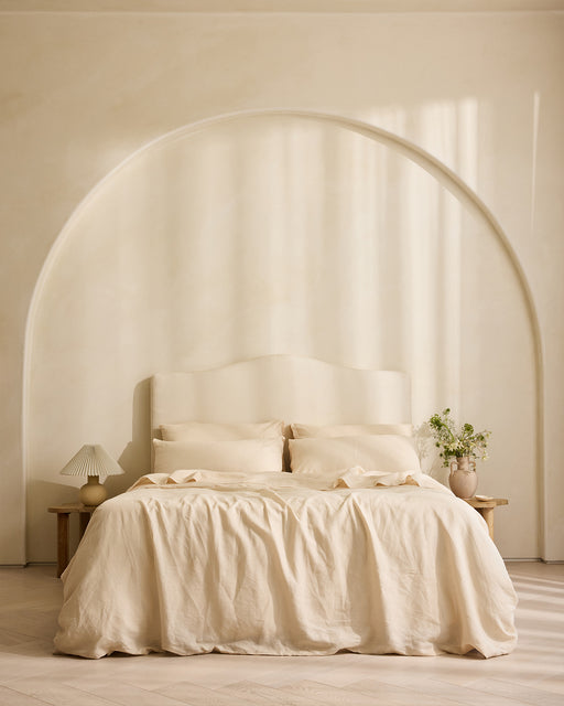 Crème 100% French Flax Linen Bedding Set