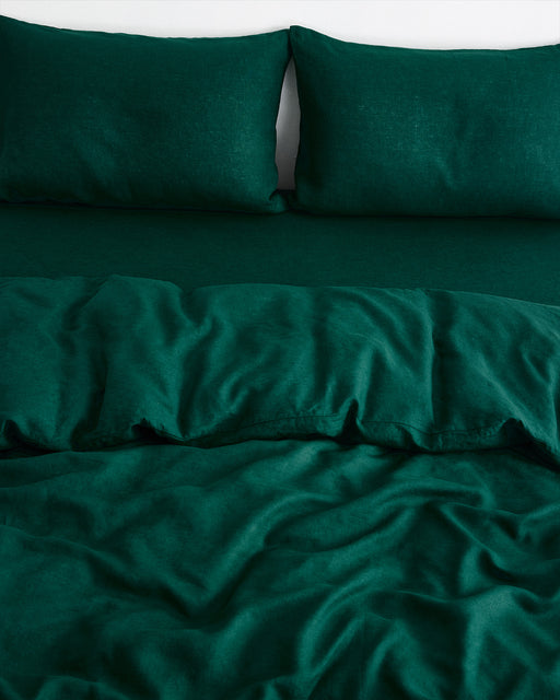 Forest 100% French Flax Linen Duvet Cover