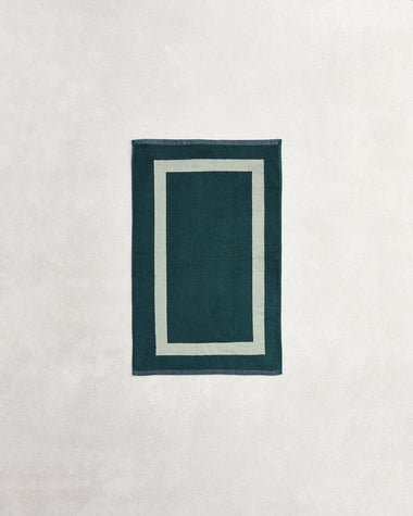 Forest & Sage Two-Toned 100% Cotton Terry Hand Towels (Set of Two)