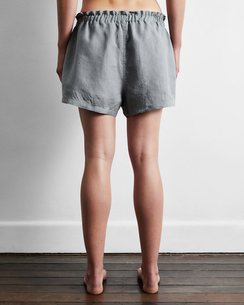 Mineral 100% French Flax Linen Shorts