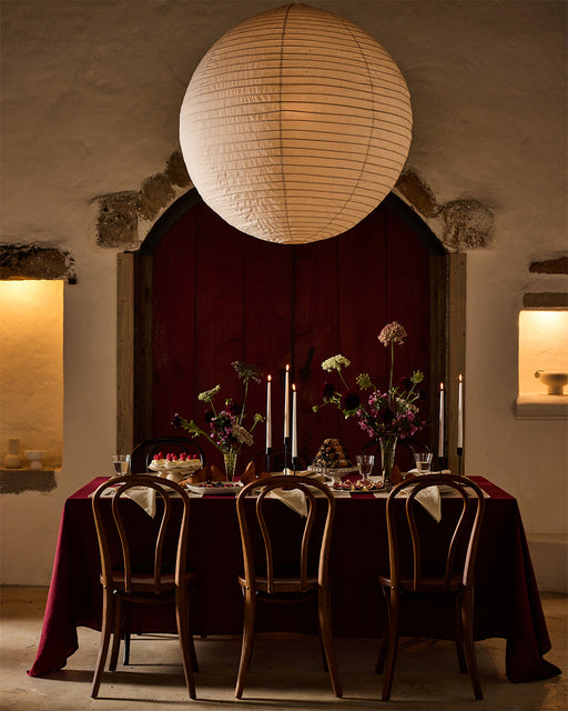 Mulberry 100% French Flax Linen Tablecloth