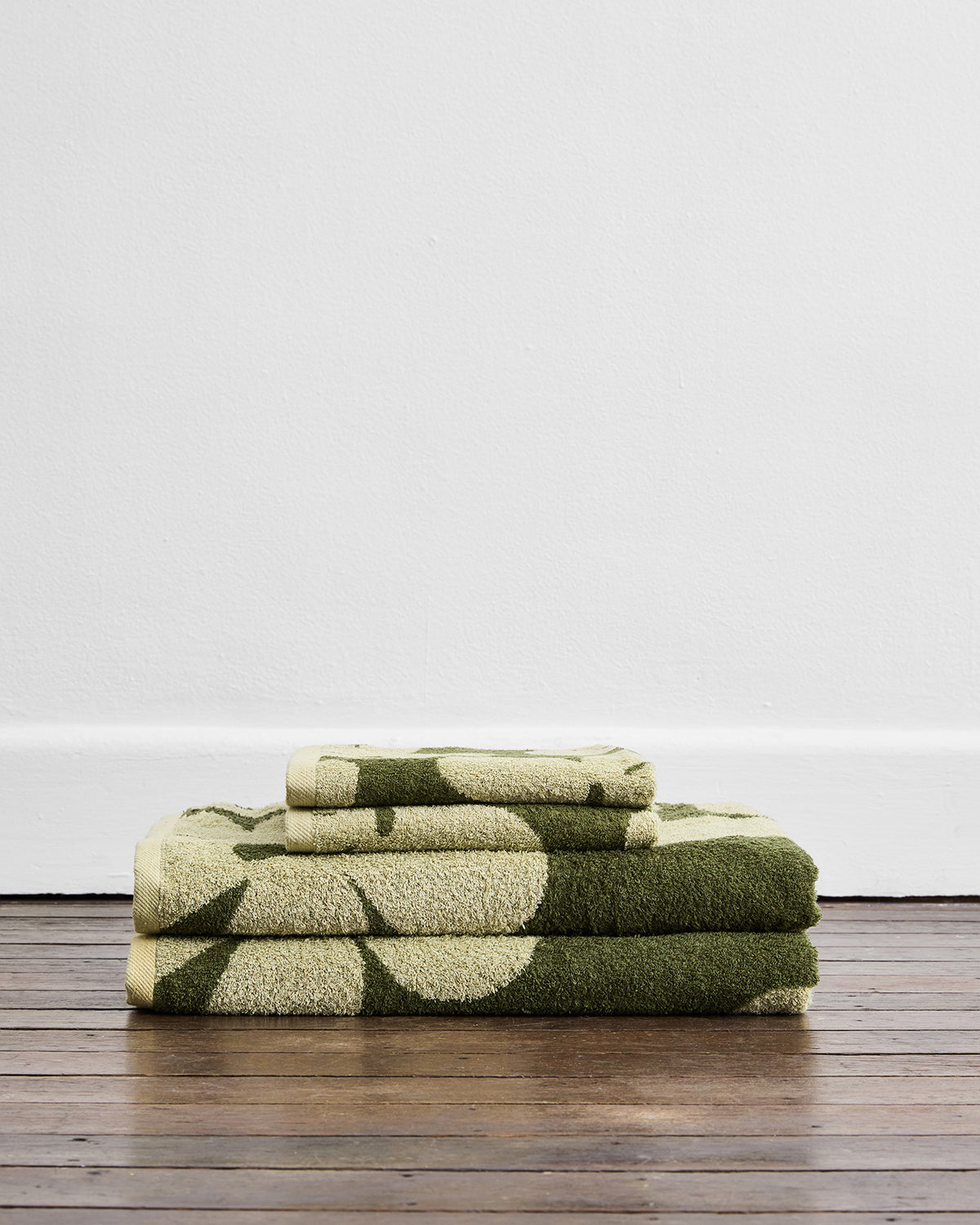 Sage & Olive Floral Terry Bath Towel Bundle