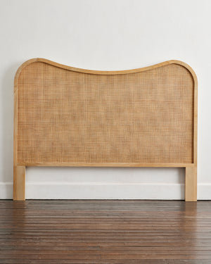 Curvy Rattan Bedhead