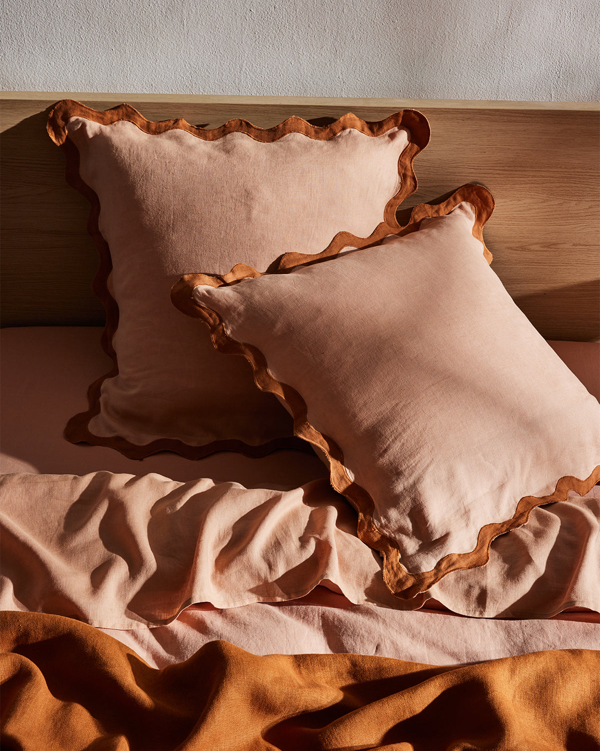 Burnt orange sale european pillowcases